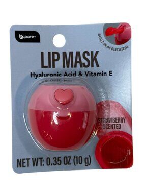 b.pure Lip Mask Hyaluronic Acid Vitamin E Strawberry Lip Treatment